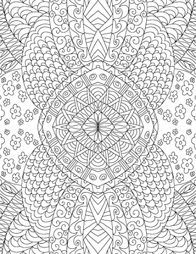 Patterns Adult Colouring Book for Peace & Relaxation | Intricate Designs and Beautiful Motifs for Creative Expression and Stress Relief