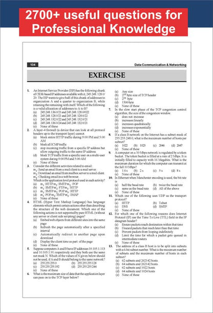 Disha The All New Professional Knowledge for IBPS & SBI Specialist IT Officer Bank Exams with PYQs & 15 Practice Sets 9th Edition