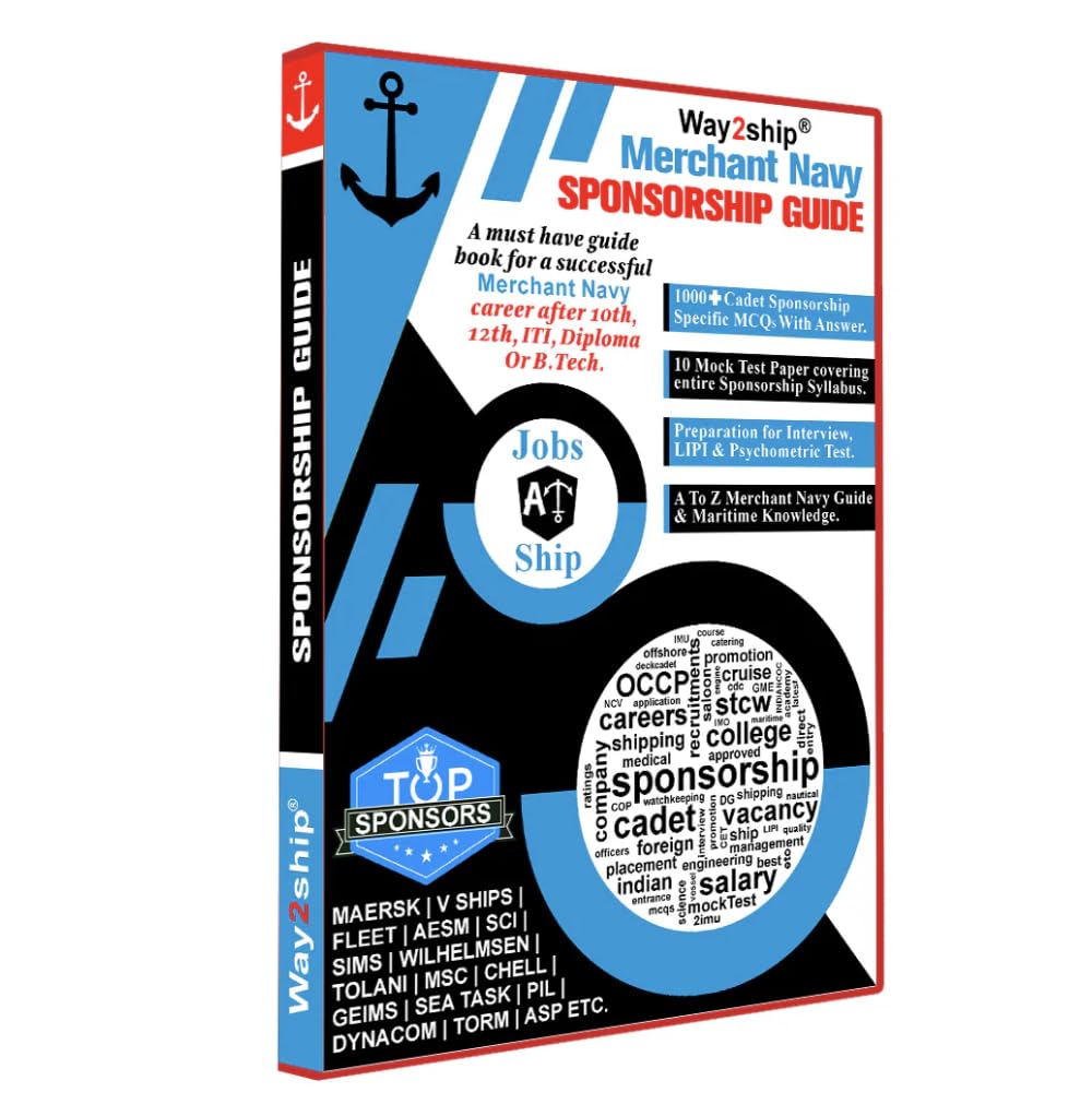 Merchant Navy Sponsorship Exam Book with Test Series Subscription || Join Merchant Navy India