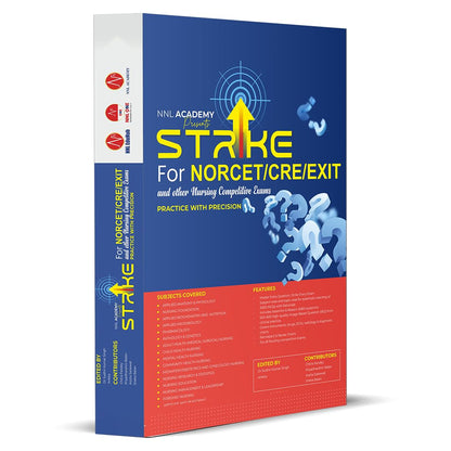 STRIKE QB for NORCET/CRE/EXIT and Other Nursing Competitive Exams (New Edition of Masterstroke Vol II: Conceptual Practice)