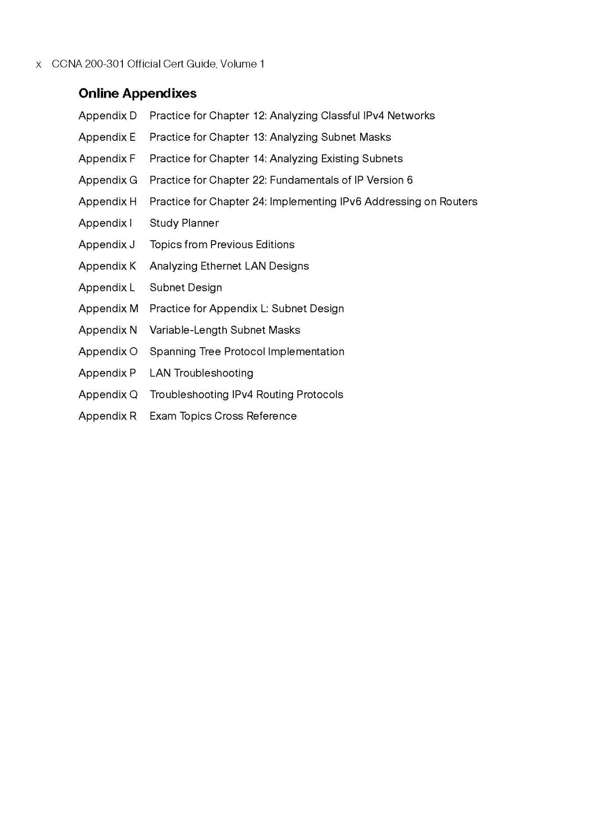 CCNA 200-301 OFFICIAL CERT GUIDE, VOLUME 1