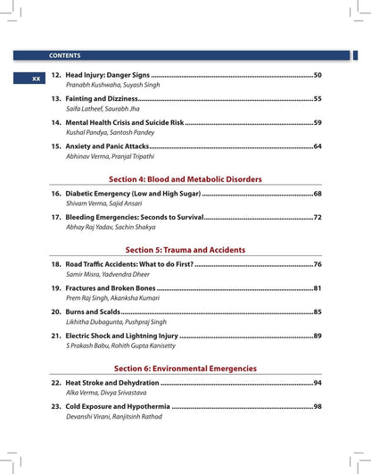 The Red Book of Emergency: Life Saving Tips for Parents, Caregivers, GPs and Medical Students | Real-Life Stories, Red Flag Signs and Stepwise First Aid for Medical and Surgical Emergencies: 1