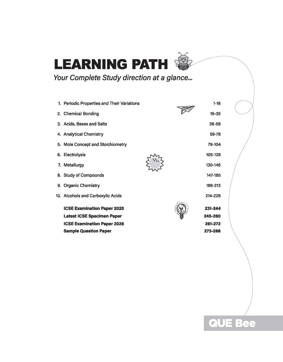 Arihant ICSE Chemistry Class 10 Exam 2026-27 | Quick Theory, Exam Pattern Questions & Sample Papers | As per Latest ICSE Syllabus | Que Bee 2nd Edition 2027