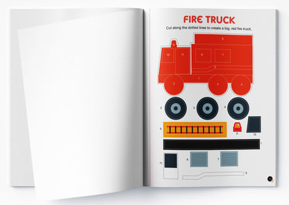 Scissor Skills: Vehicles (Activity Book for Kids)
