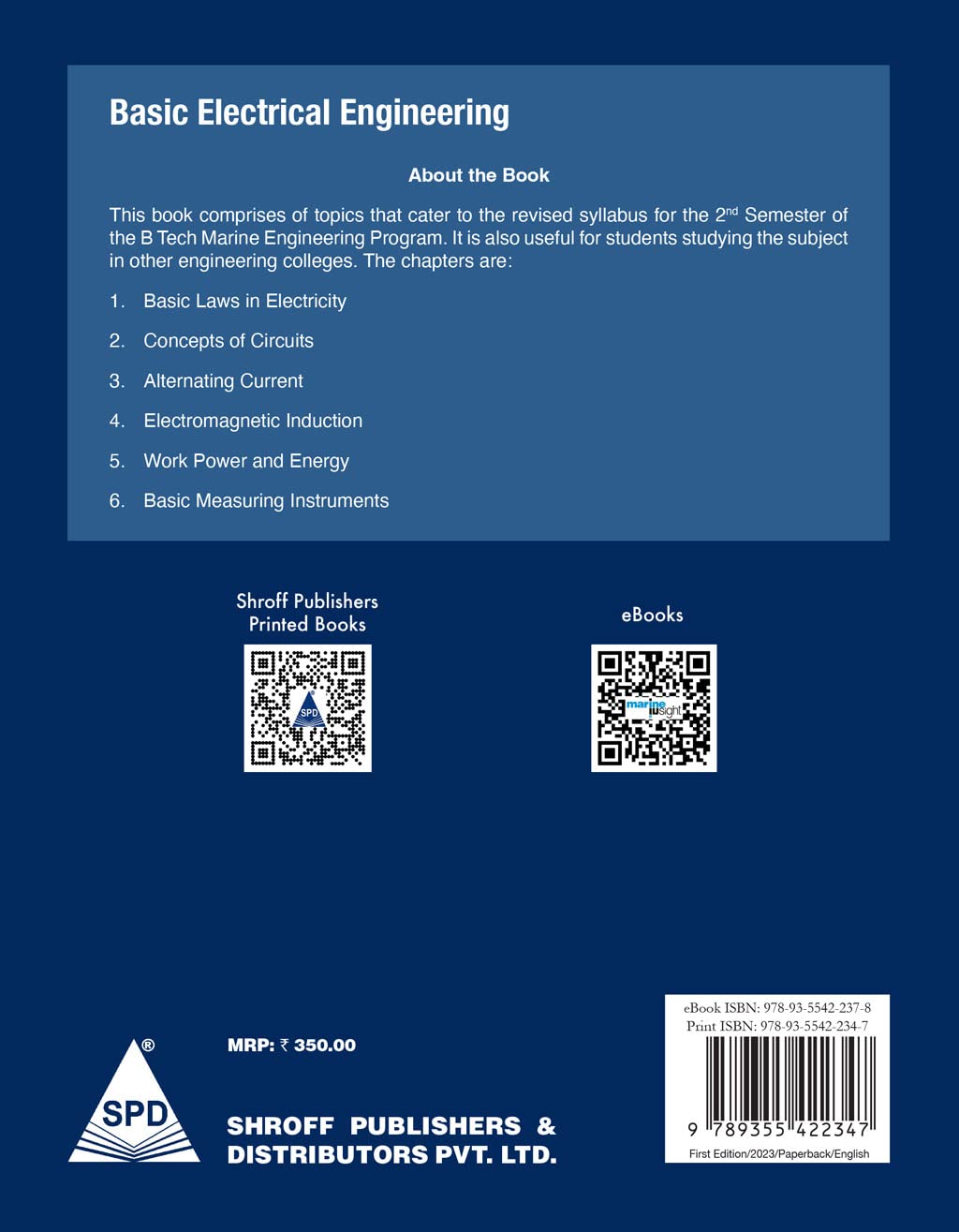 Basic Electrical Engineering (Elstan's® Marine Engineering Series)