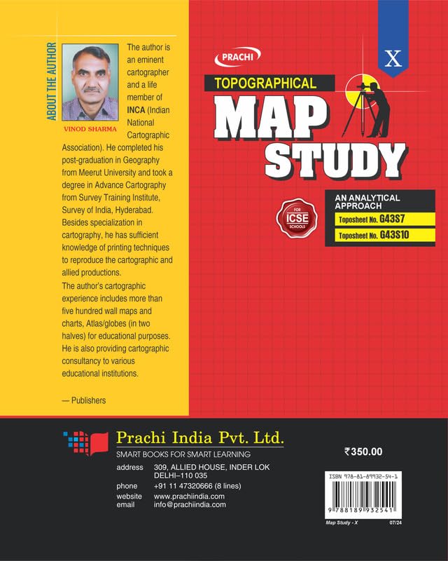 Map Study Topographical Class 10