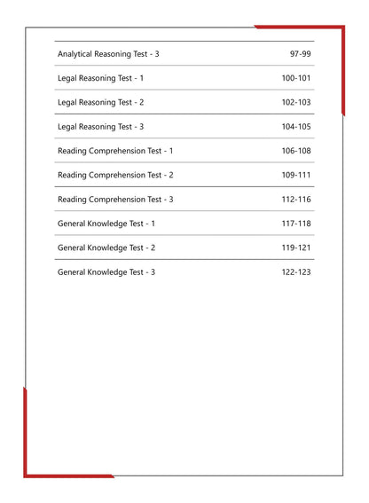 SET Law/SLAT (Symbiosis Law Admission Test) Entrance Exam 2024 - 8 Mock Tests and 15 Sectional Tests with Free Access to Online Tests