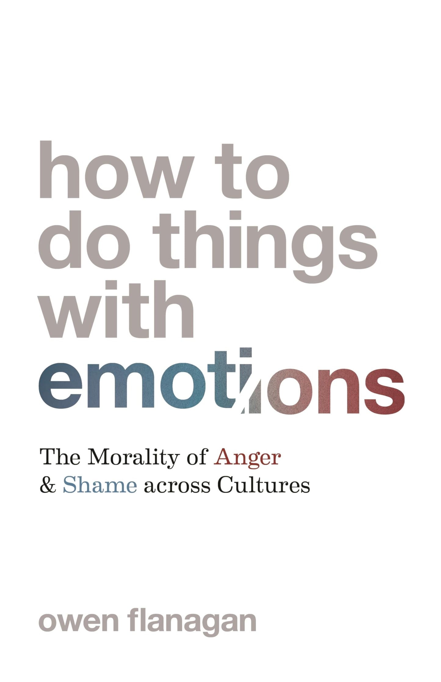 How to Do Things with Emotions book cover