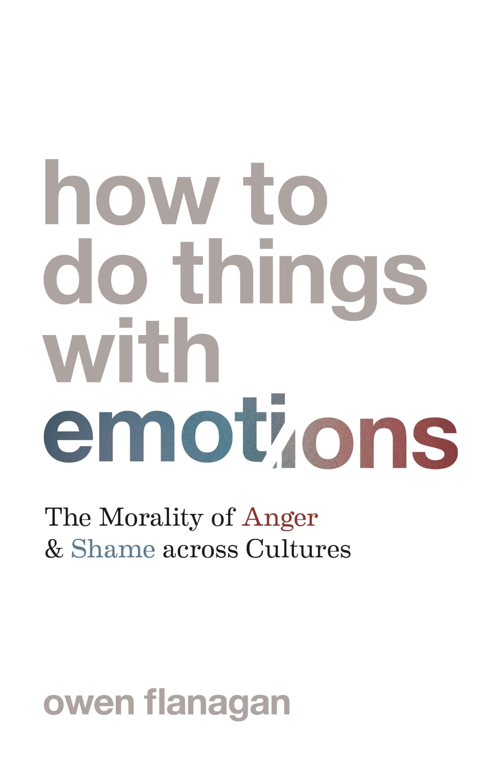 How to Do Things with Emotions book cover