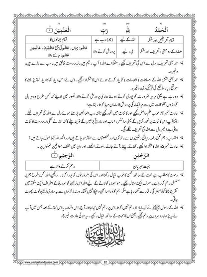 Understand Qur'an 50% Course 1 Urdu book