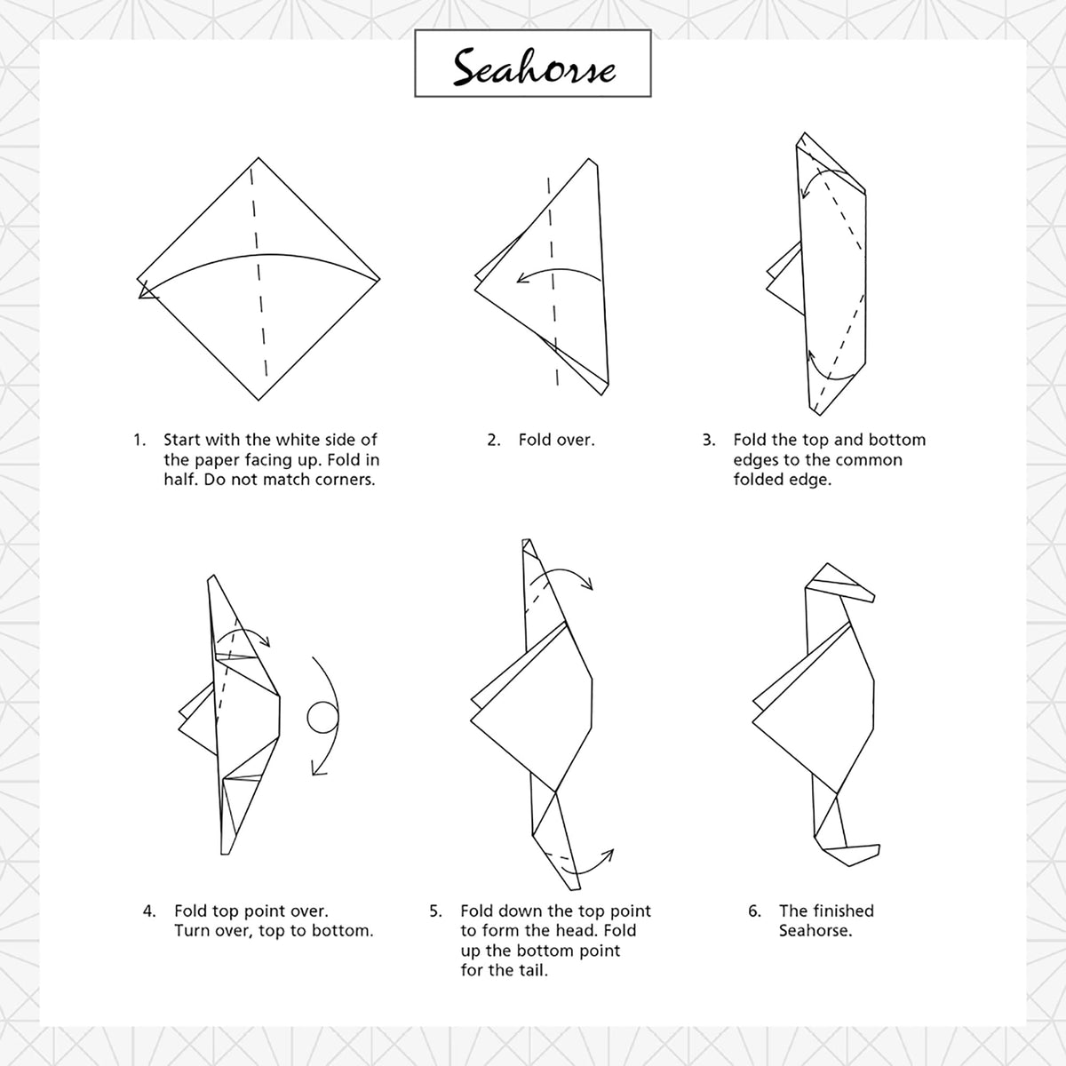 Origami Paper 500 sheets Japanese Washi Patterns 6" (15 cm): Double-Sided Origami Sheets with 12 Different Designs (Instructions for 6 Projects Included)