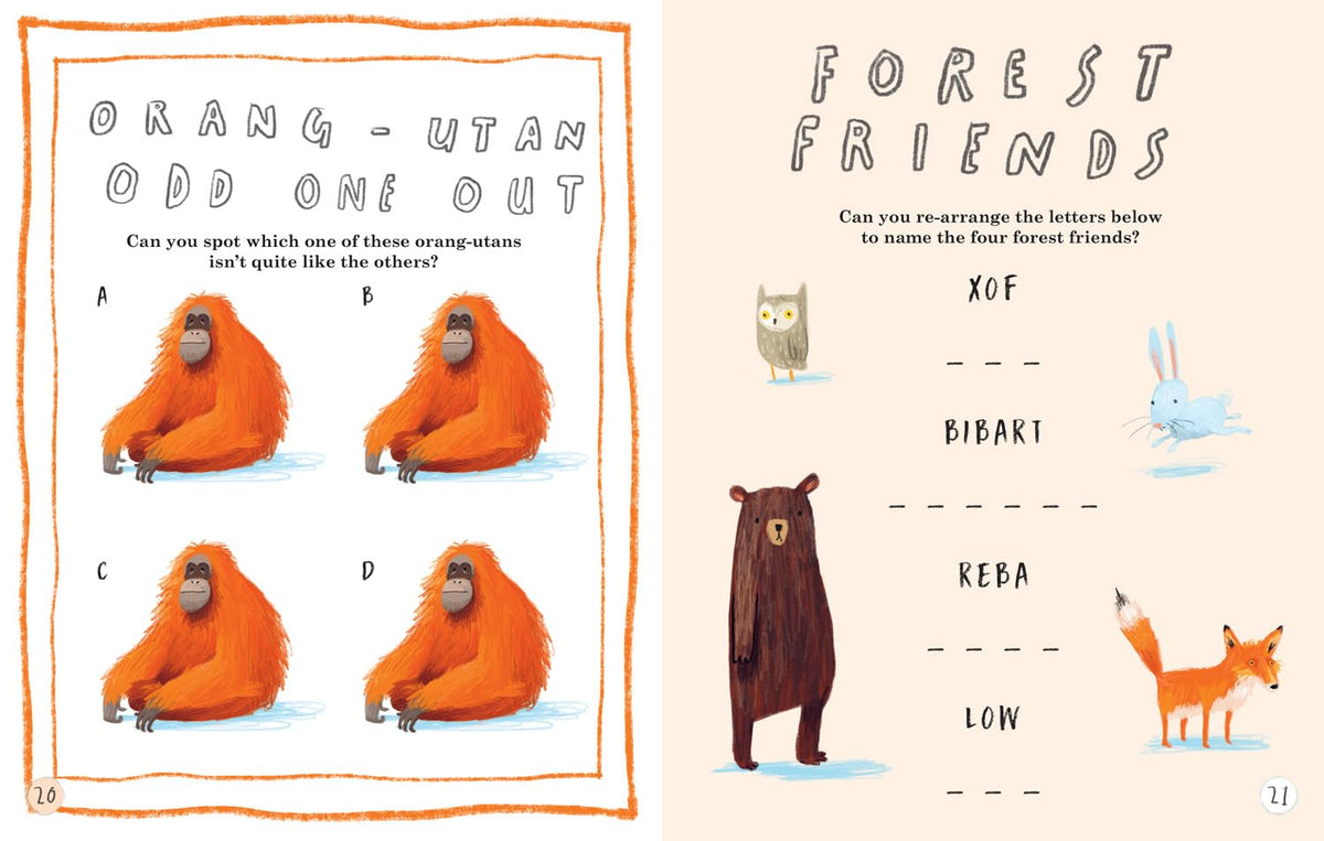 Here We Are Activity Book: A fun-filled activity book for children, full of puzzles, mazes and stickers, from world-renowned artist and picture-book maker Oliver Jeffers.