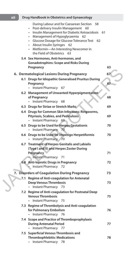 Drug Handbook in Obstetrics and Gynaecology, 4/E for Obstetricians, Gynecologists & OBG Postgraduates | Instant Pharmacy Guide to Pregnancy, Preeclampsia, Labour and Menopause Drug Therapy