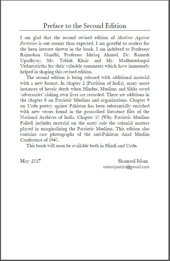 Muslims Against Partition of India — Revisiting the legacy of patriotic Muslims