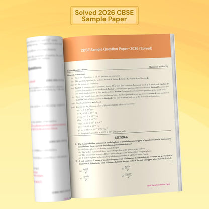 Xam idea Physics Class 12 – (CBSE 2026-27) | Mind Maps | Solved NCERT | Solved PYQs | MCQs, A-R, Case-based, VSA, SA, LA Questions | Solved 2026 CBSE Examination & Sample Papers