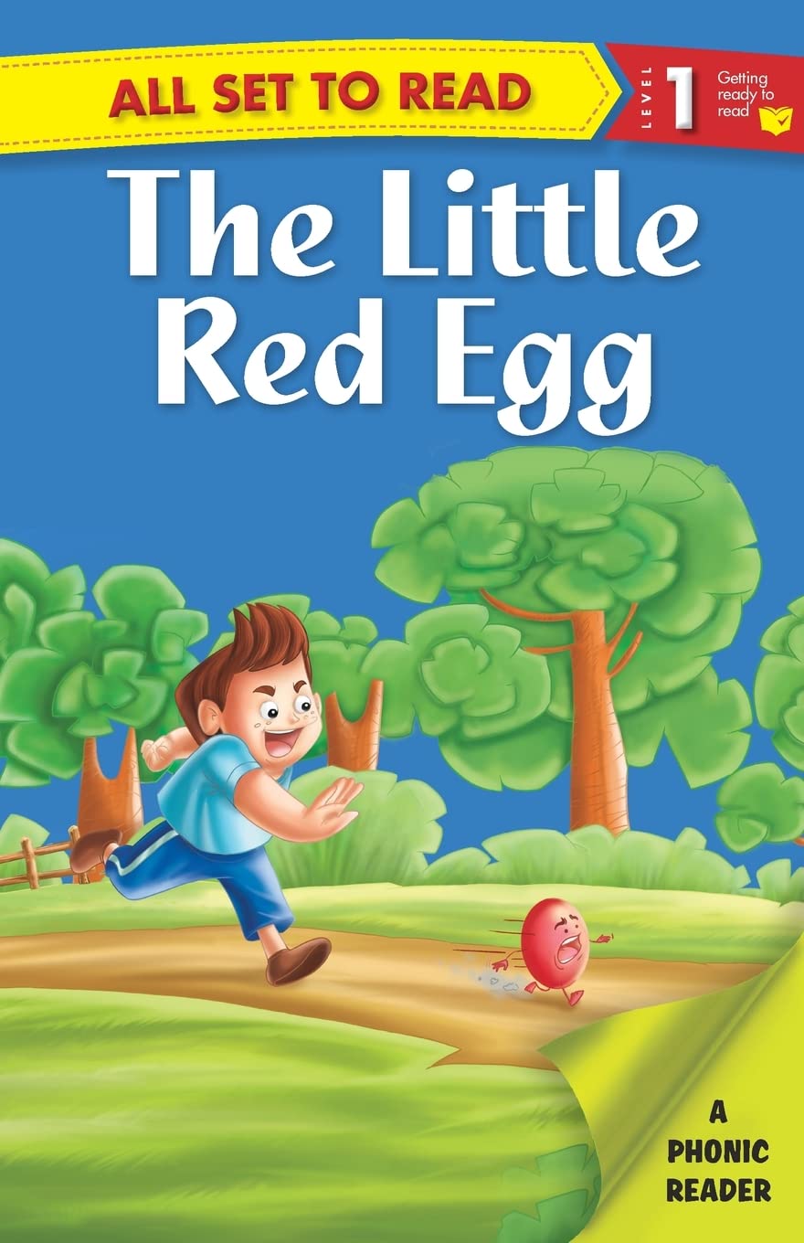 All set to Read- A Phonic Reader- The Little Red Egg- Readers for kids by Om Books Editorial Team (Author) book cover