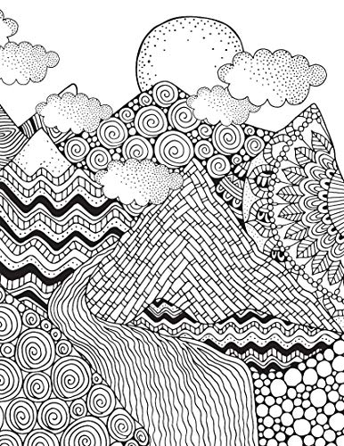 Fantasy Adult Colouring Book for Relaxation & Mindfulness | Imaginative Illustrations to Colour Your Way to Calm and Creativity