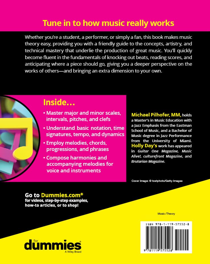 Music Theory for Dummies, 4th Edition
