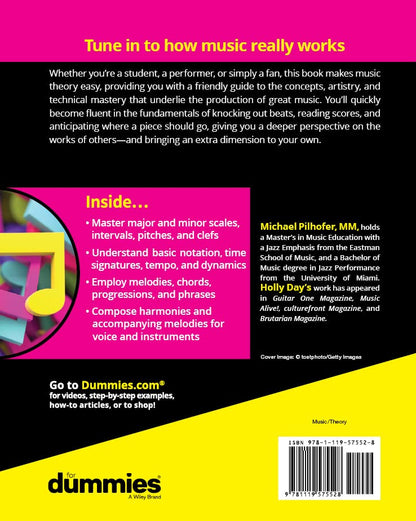 Music Theory for Dummies, 4th Edition