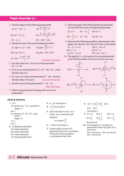 Arihant All in One Mathematics Class 10 for CBSE Exam 2026-27 | NCERT Based Complete Theory, Practice Exercises, CBQs, A-R, Sample Papers & Mind Maps | Revised Edition as per Latest Syllabus