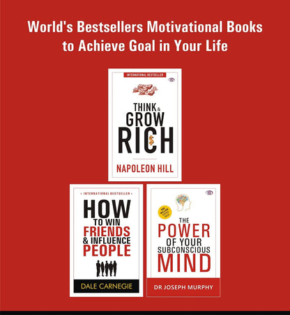 World's Bestsellers Motivational Books to Achieve Goal in Your Life (Combo of 3 Self-Help Books)