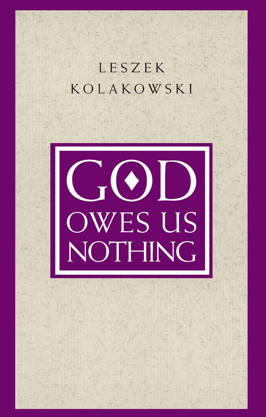 God Owes Us Nothing: A Brief Remark on Pascal's Religion and on the Spirit of Jansenism