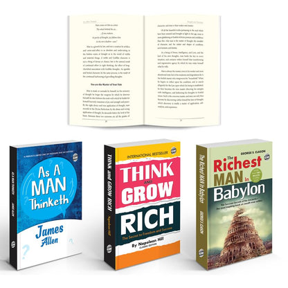 The Ultimate Financial Wisdom Guide : Think & Grow Rich, The Richest Man in Babylon and As A Man Thinketh | Classic Motivational Novels | Combo of 3 Novels
