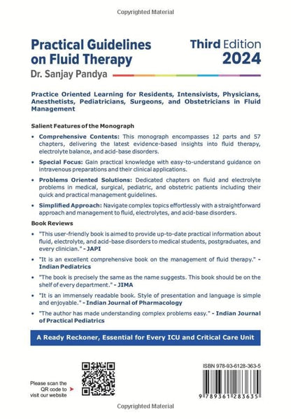 Practical guidelines on fluid therapy: Complete Monogram on Fluid, Electrolytes, and Acid-Base Disorders