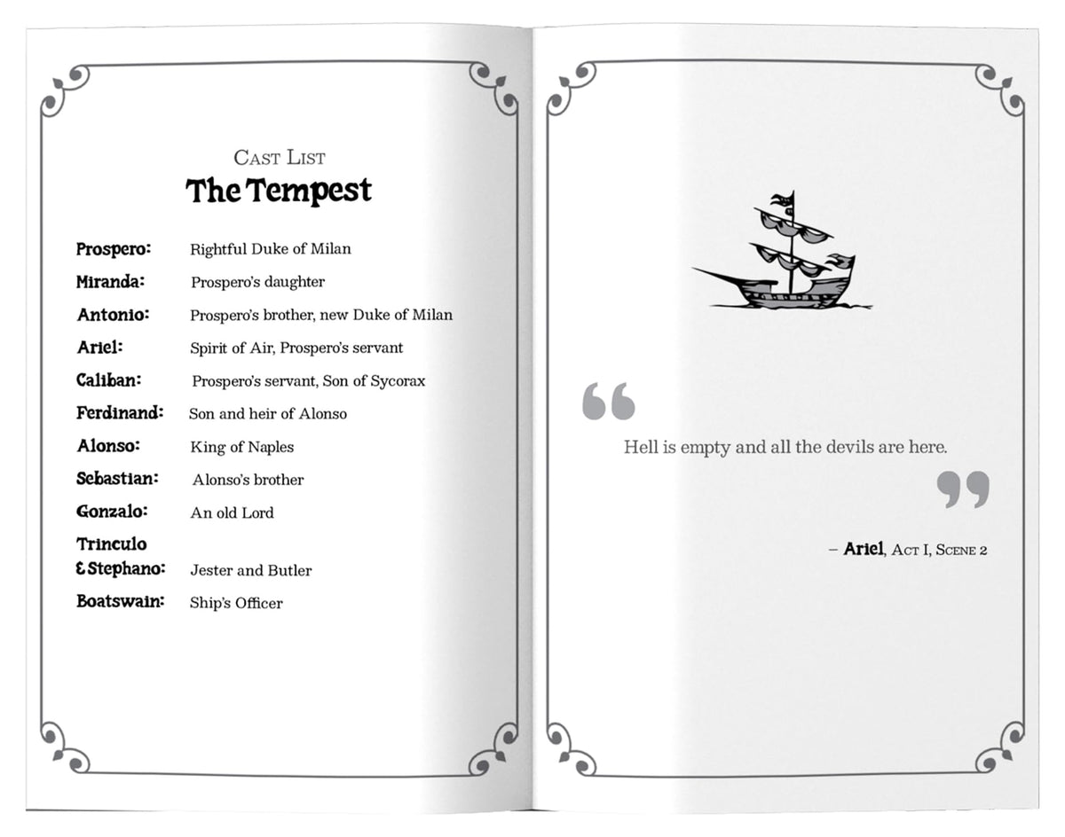 The Tempest - Shakespeare’S Greatest Stories For Children (Abridged And Illustrated) With Review Questions And An Introduction To The Themes In The Story
