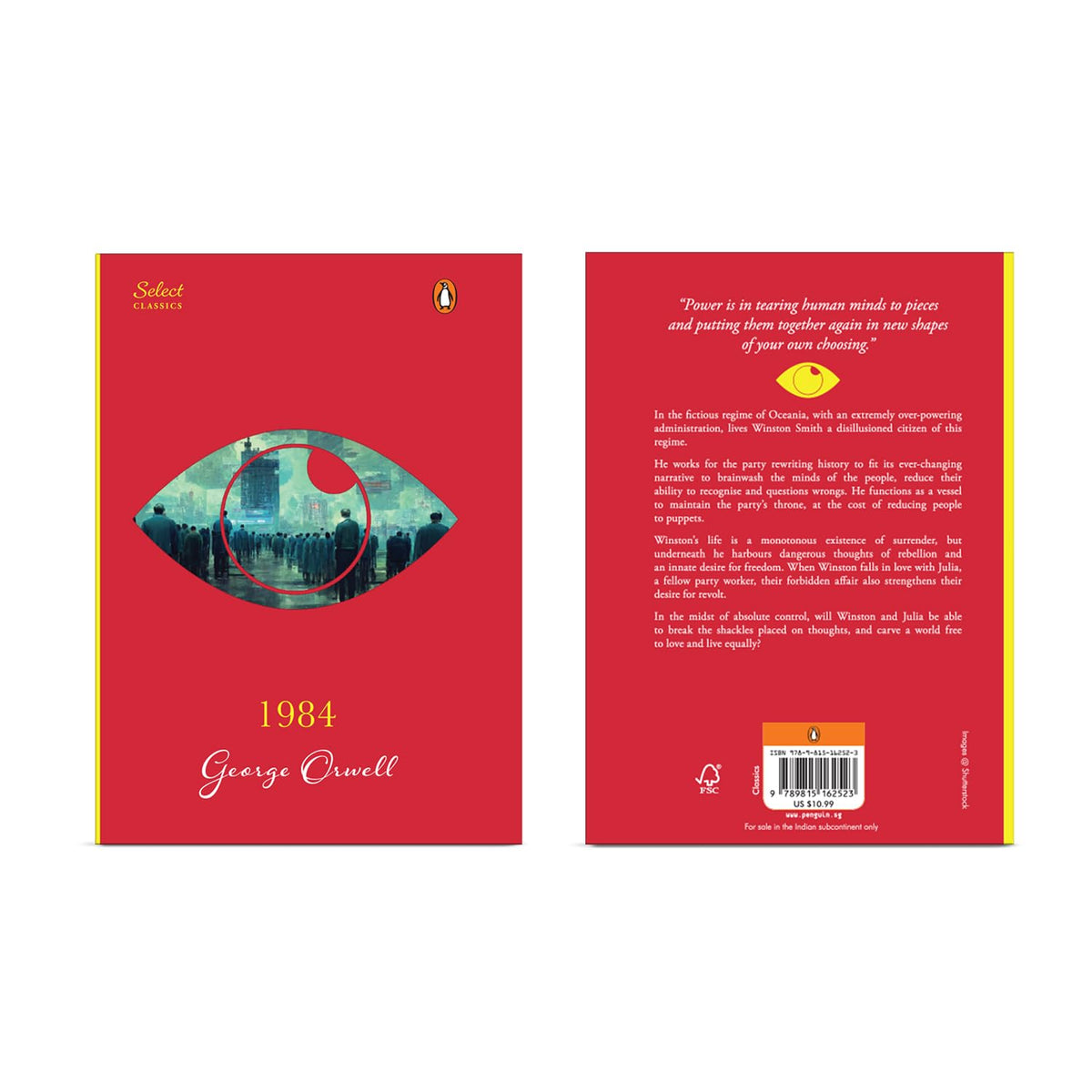 Penguin Select Classics: 1984: (Original, Unabridged Classic, Premium Hardbound Collector's Edition, Ideal for Gifting)