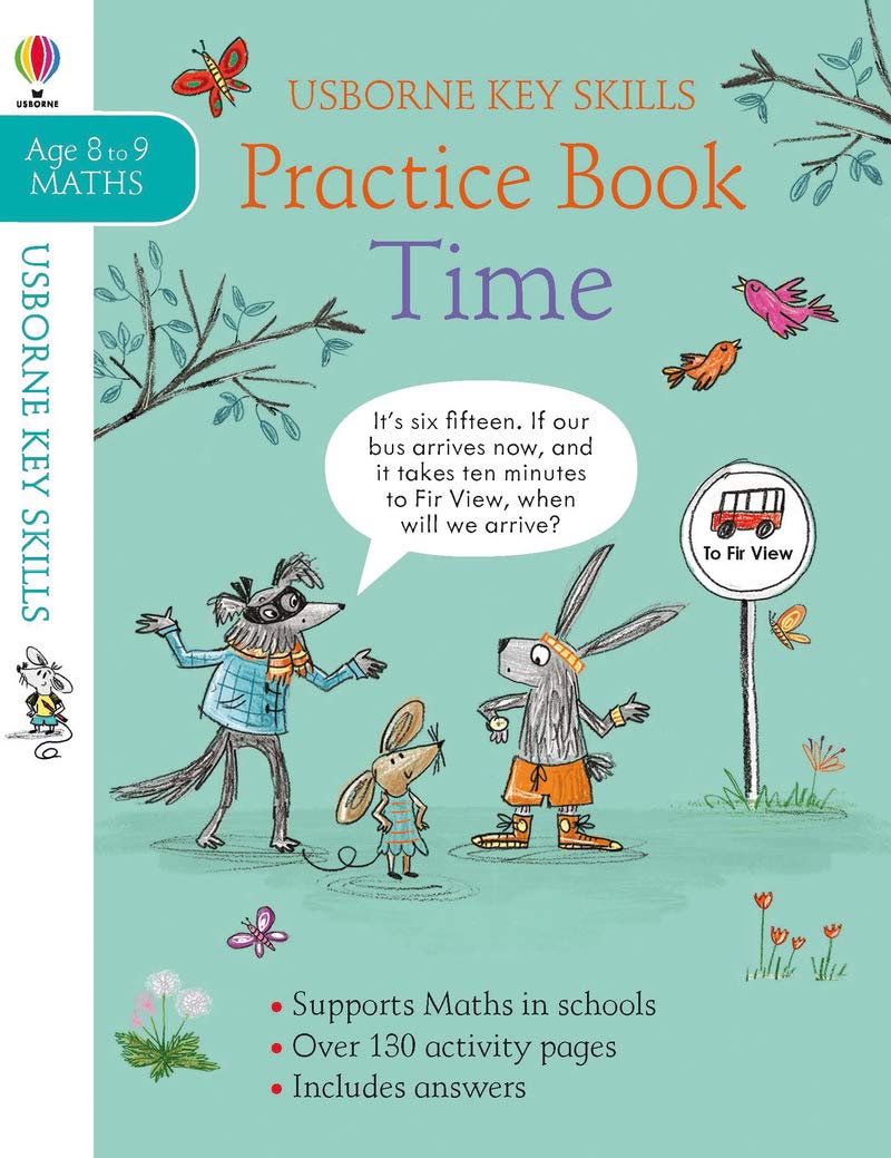 KS TIME PRACTICE BOOK 8-9 book cover