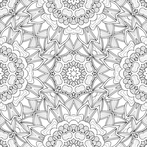 Refreshing Mandala Colouring Book for Adults Book 5| Intricate Mandala Designs for Mindfulness, Relaxation & Creativity | High Quality Paper for Pens, Pencils & Markers