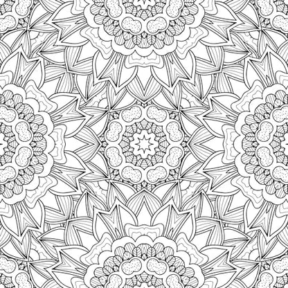 Refreshing Mandala Colouring Book for Adults Book 5| Intricate Mandala Designs for Mindfulness, Relaxation & Creativity | High Quality Paper for Pens, Pencils & Markers