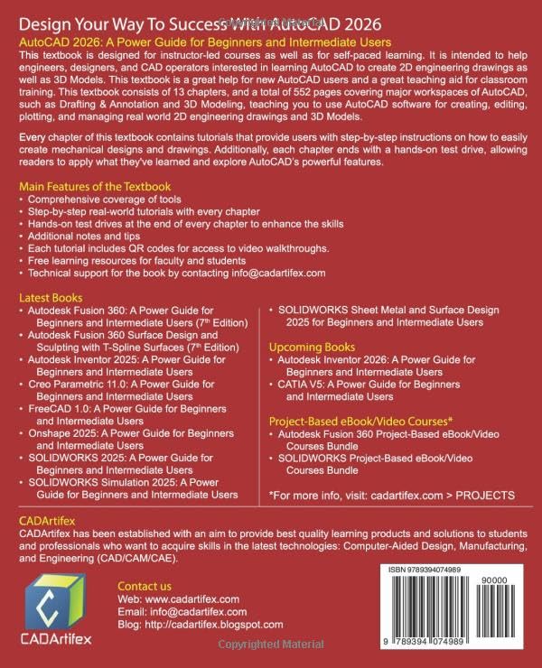 AutoCAD 2026: A Power Guide for Beginners and Intermediate Users