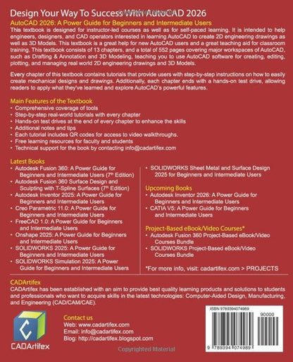 AutoCAD 2026: A Power Guide for Beginners and Intermediate Users