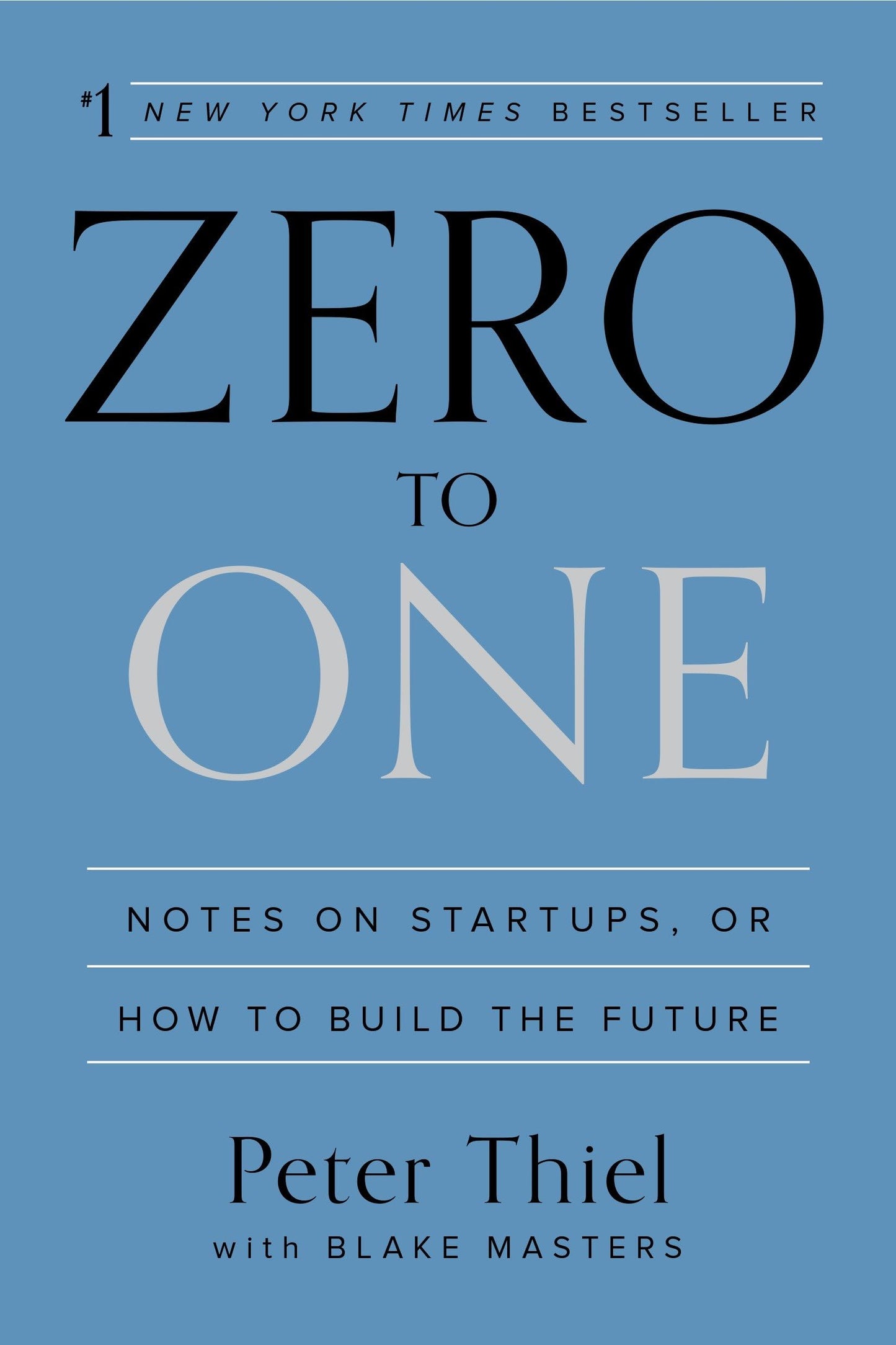 By Peter Thiel Zero to One: Notes on Start Ups, or How to Build the Future [Paperback] 