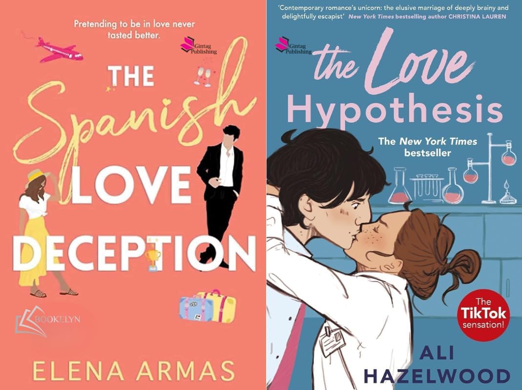 The Spanish Love Deception & The Love Hypothesis Book Combo Set | Contemporary Romance Collection | Enemies to Lovers & Fake Dating Fiction | Paperback Edition (Deep Work)
