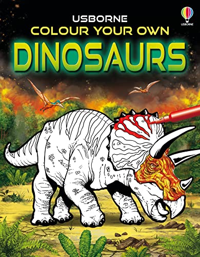 Colour Your Own Dinosaurs (Colouring Books) book cover
