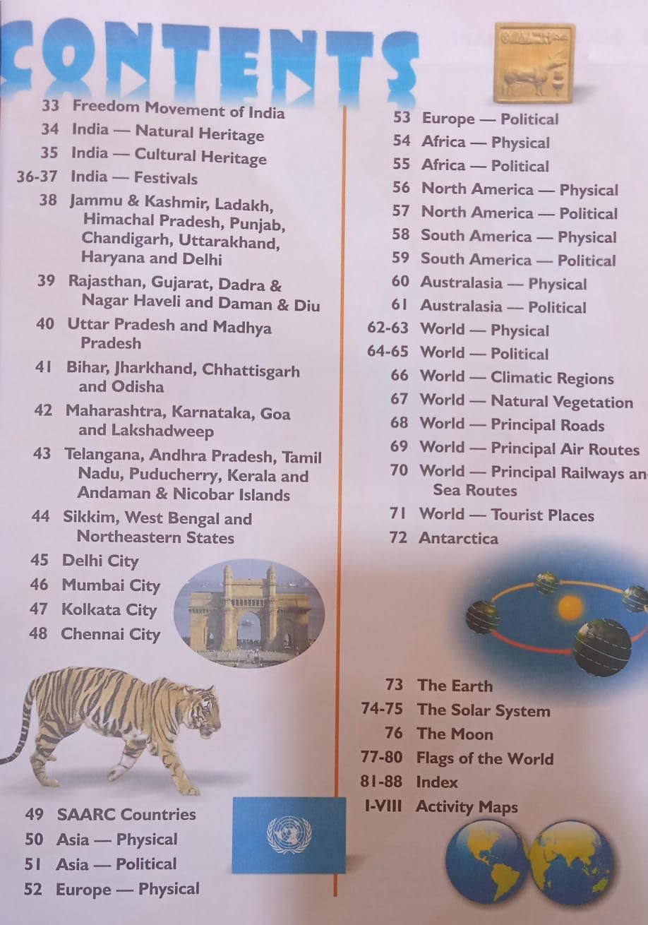 The Orient Blackswan Primary School Atlas Fourth Edition (S)