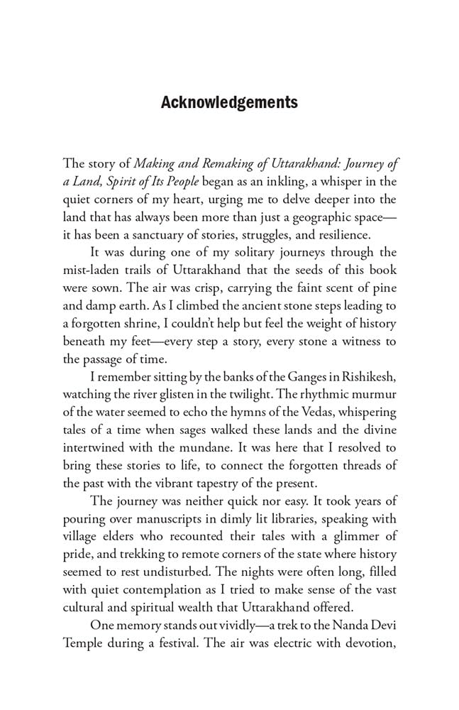 The Making & Remaking of Uttarakhand: Journey of A Land Spirit of Its People