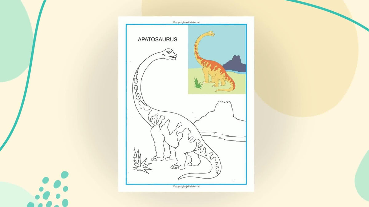 Dinosaurs Colouring Book for Kids Age 3–8 | Creative Colouring Pages with Fun Prehistoric Creatures | Engaging Activity to Boost Creativity, Focus & Motor Skills | Ideal for Preschool, Kindergarten & Young Artists