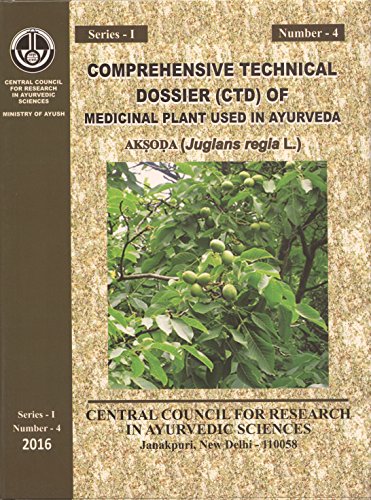 Comprehensive Technical Dossier (CTD) of Medicinal Plant Used in Ayurveda: Aksoda (Juglans Regia L.) [Series-I Number-4] book cover