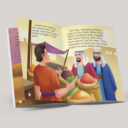 Story Books for Kids - Bible Stories (Illustrated) - (Set of 10 Books) - English Stories for Children - Birth of Jesus, Prophet Jonah, Moses, The Story of Creation, etc., - Moral Stories - Age 3+
