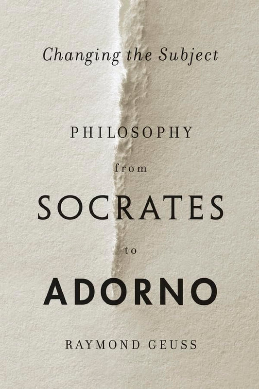 Changing the Subject book cover