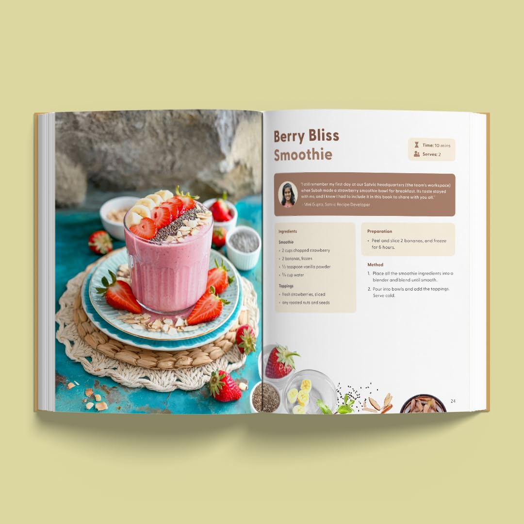 Quick & Easy Food Book | Satvic Movement | Quick Satvic Recipes: 45 Plant-Based, Oil-Free, Natural Recipes for a Healthy Lifestyle