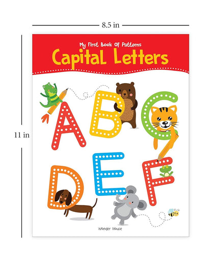 My First Book of Patterns: Capital Letters – Write and Practice Line Patterns and Capital Letters A to Z | Pre-Writing and Alphabet Tracing Workbook for Kids Ages 3–5 | 2+ Hours of Early Writing Fun