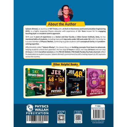 PW SKC Physics Crush Class 11 Handwritten Format Notes By Saleem Sir For JEE and NEET Exams (Hinglish Edition) | Most Important PYQs | From Basic to JEE Advanced via JEE/ NEET