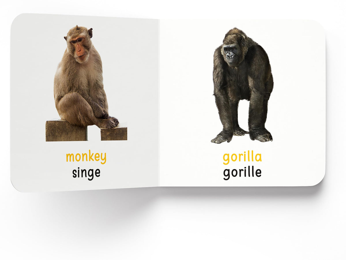 My First Book of Wild Animals - Animaux Sauvages : My First English French Board Book (English - Francais)