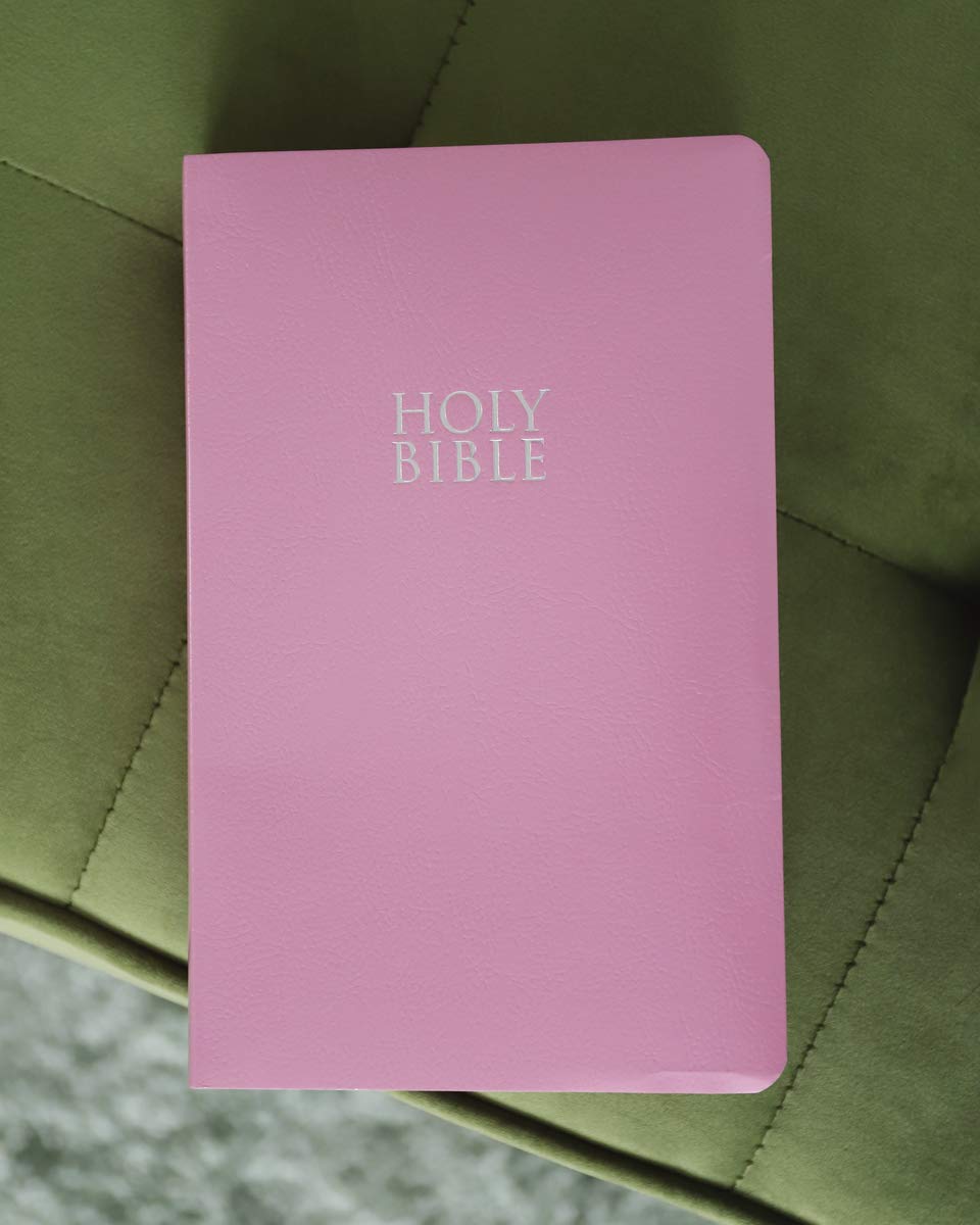 Niv, Gift and Award Bible, Leather-Look, Pink, Red Letter Edition, Comfort Print
