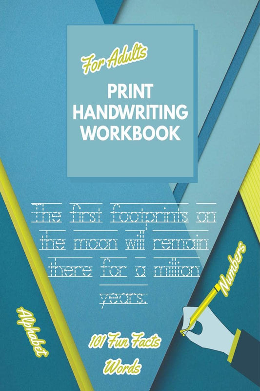 Print Handwriting Workbook for Adults : Improve your printing handwriting & practice print penmanship workbook for adults | Adult handwriting workbook